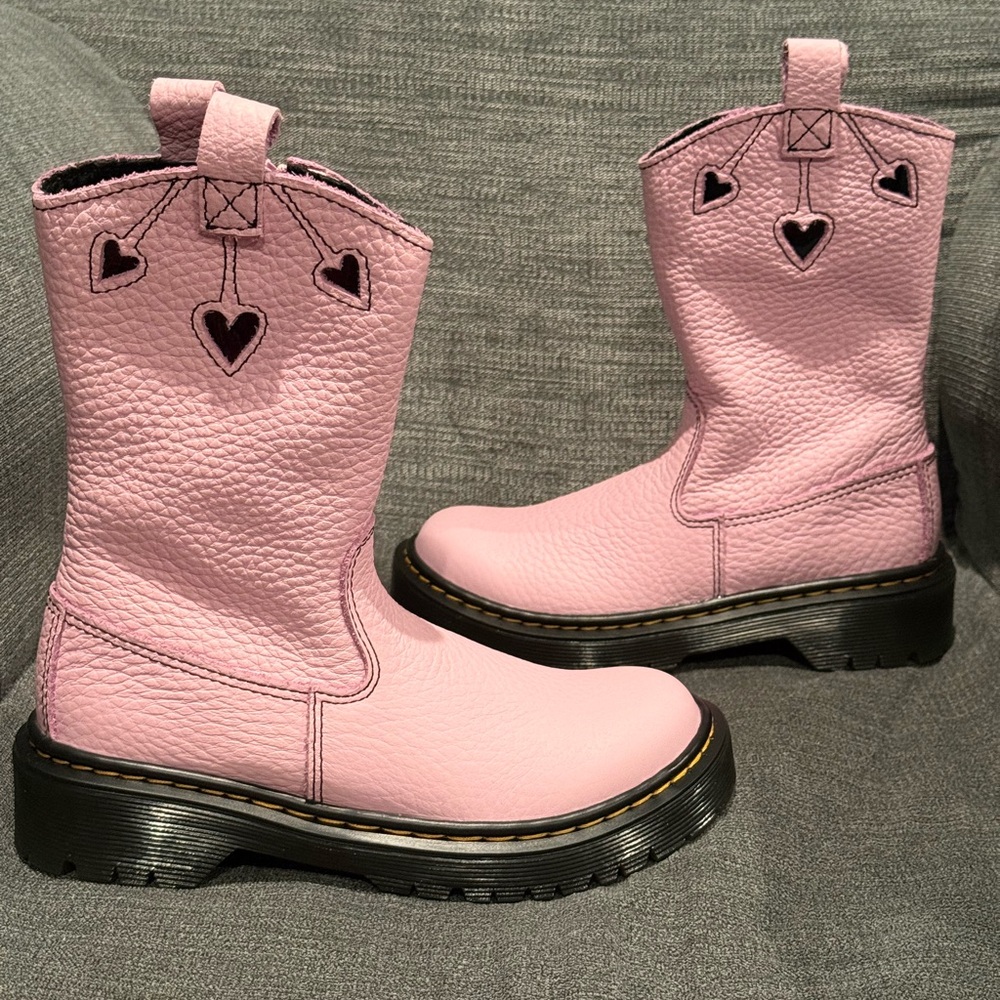 Dr. Martens Pink Kids Boots